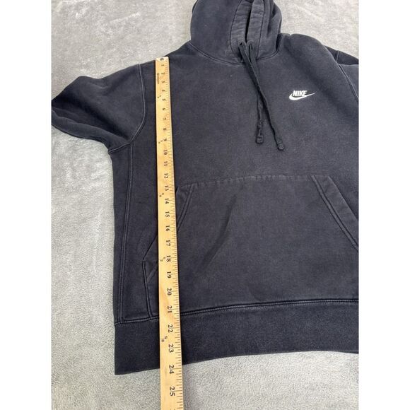 Nike Sportswear Club Fleece Pullover Hoodie Men's Size Small Black - Picture 9 of 10